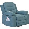 Massage Recliner,Power Lift Chair for Elderly with Adjustable Massage and Heating Function,Recliner Chair with Infinite Position and Side Pocket for L