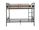 ACME Brantley II Bunk Bed (Queen/Queen) in Sandy Black & Dark Bronze Hand-Brushed 37730