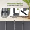 VEVOR Room Divider, 5.6 ft Room Dividers and Folding Privacy Screens (4-panel), Fabric Partition Room Dividers for Office, Bedroom, Dining Room, Study