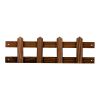 4-Story 7-Seat Indoor And Outdoor Multi-Function Carbonized Wood Plant Stand