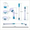 Electric Spin Scrubber, Cordless Bath Tub Power Scrubber With Long Handle & 7 Replaceable Heads, Detachable As Short Handle, Shower Cleaning Brush Hou