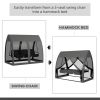 Garden rocking chair with canopy (Swiship-Ship) (Prohibited by WalMart)