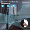 40 Inch Tower Fan with Remote 75Àö Oscillating Fan with 3 Wind Modes and 4 Wind Speeds