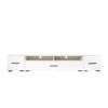 ON-TREND Extended, Minimalist Design TV stand with Color Changing LED Lights, Modern Universal Entertainment Center, High Gloss TV Cabinet for 90+ inc