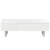 [VIDEO provided] ON-TREND Multi-functional Coffee Table with Lifted Tabletop, Contemporary Cocktail Table with Metal Frame Legs, High-gloss Surface Di