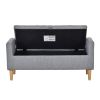 48'' Storage Ottoman Bench, Bench with Storage, for Entryway, Bedroom, Living Room