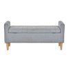 48'' Storage Ottoman Bench, Bench with Storage, for Entryway, Bedroom, Living Room