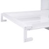Queen Size Murphy Bed with a Shelf, White