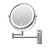 8 Inch Wall-Mounted Makeup Mirror, Double Sided 1x/10x Magnifying Makeup Mirror, 3 Colour Lights Touch Screen Dimmable Bathroom Mirror, 360¬∞ Swivel V